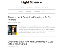 Tablet Screenshot of light-science.com